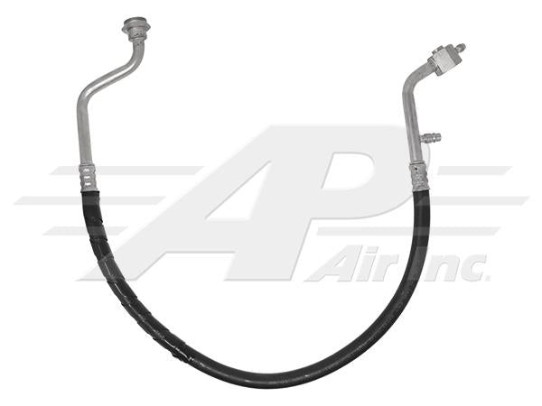 Suction Hose - Compressor End - with Dual R12 and R134 Charge Ports LATE serial number