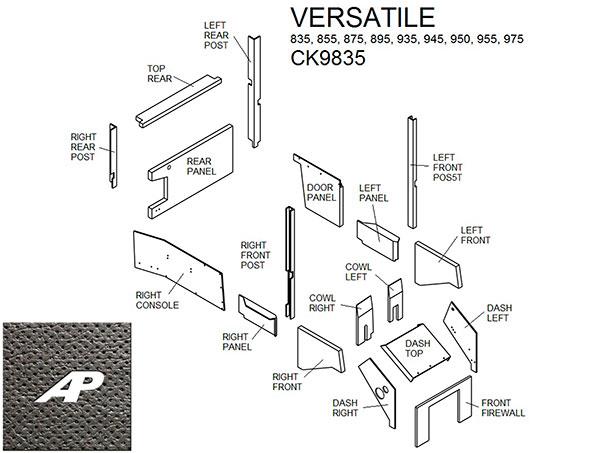 Versatile Lower Cab Kit - Black