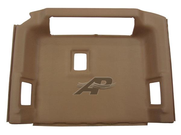 Main Vinyl Headliner with Offset Dome Light with Monitor Notch - Sailcloth Tan EARLY serial number