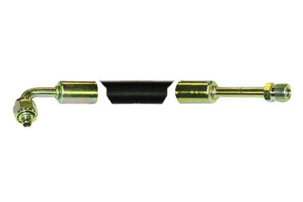 Condenser to Cab Hose - Condenser End Late Serial Number LATE serial number