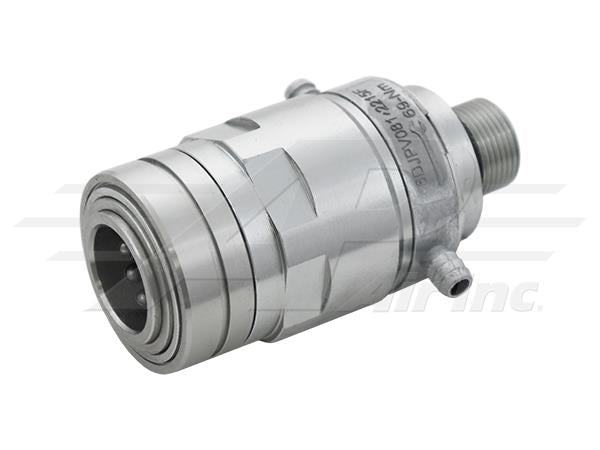 Female Poppet 1/2" Hydraulic Coupler