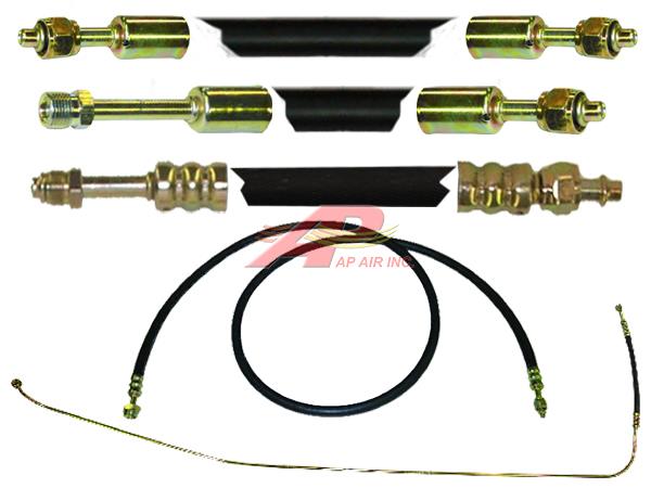 Hose Kit - ORing - With Rubber Suction Hose - Without Service Valves