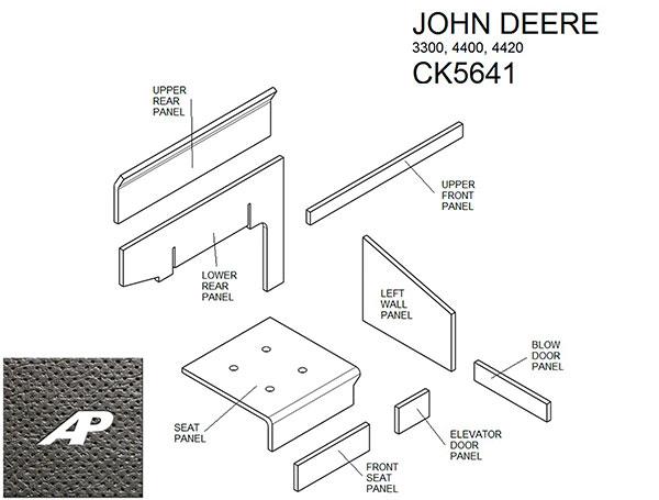 Lower Cab Kit without Headliner - Black
