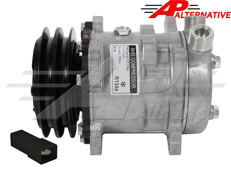 Alternative Compressor SD5H11 - 125mm, 2 Groove Clutch 12V