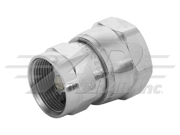 # 8 Female Coupler Half With Valve