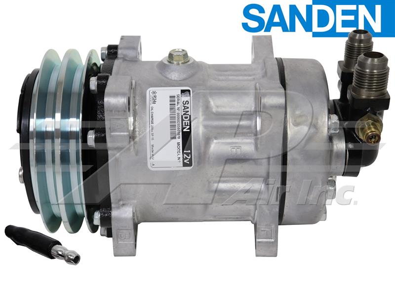 OE Sanden Compressor Compressor SD7 H15 FLX7 - Groove Clutch V