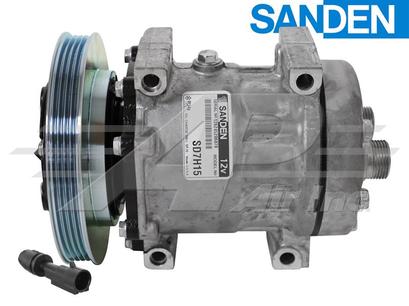 Original Sanden Compressor SD7 H15 Groove Clutch V