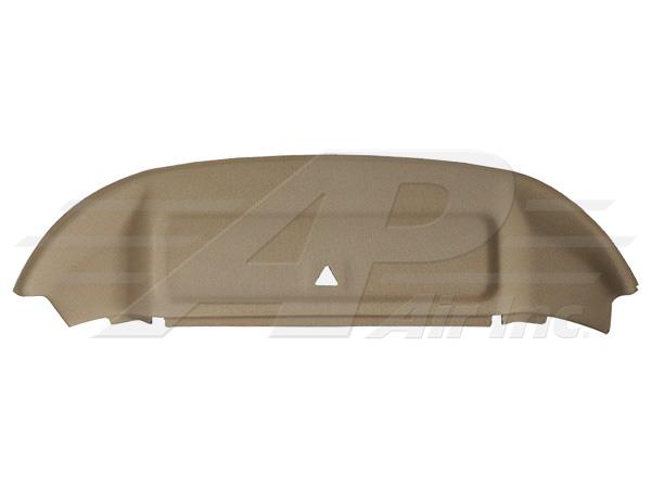 Front Vinyl Headliner, With Visor Indent - Sailcloth Tan LATE serial number