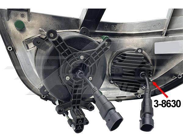 LED Small Round Headlight Insert - 3-8630