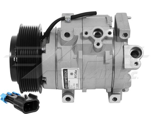Alternative Denso Compressor 10SRE18C - 125.5mm, 8 Groove Clutch , 12V - 503-1663