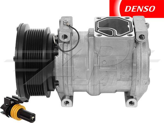 OE Denso Compressor 10PA17C - 125mm, 6 Groove Clutch, 12V - 503-139