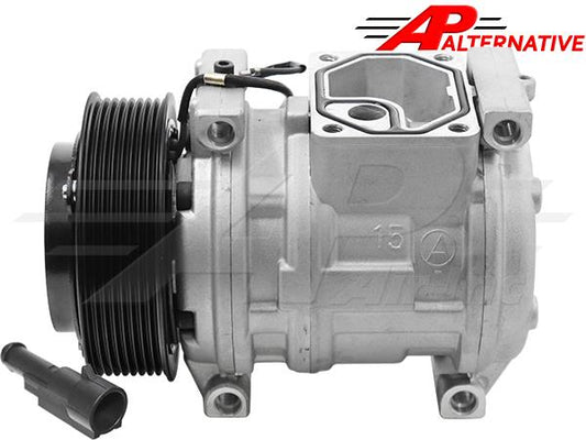 Alternative Denso Compressor 10PA15C - 124.5mm, 8 Groove Clutch, 12V - 503-1203