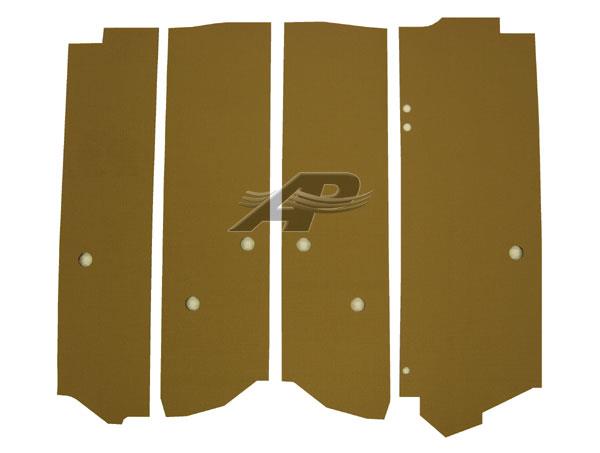 Aftermarket Cab Post Kit - Sailcloth Tan