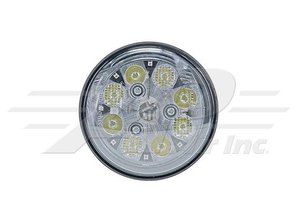 LED Round Work Light with Red Tail Light - 30W - 3-3005