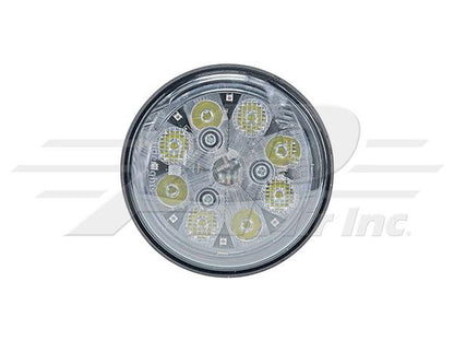 LED Round Work Light with Red Tail Light - 30W - 3-3005