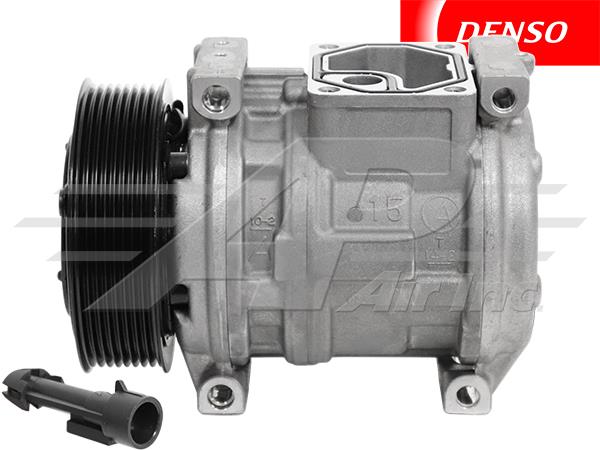 OE Denso Compressor 10PA15C - 124.5mm, 8 Groove Clutch 12V - 503-120