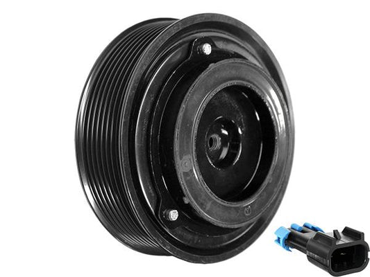Denso Clutch 10SRE18C - 125.5mm, 8 Grooves, 12 Volt - 600-3066