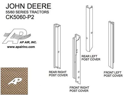 Qwik Fit Cab Post Kit - Sailcloth Tan - CK5060-P2