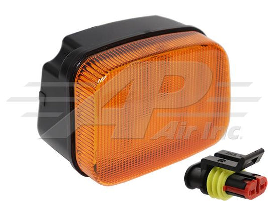 LED Amber Cab Light, Right - 4.75" x 3.25" x 2.5" - 3-58437