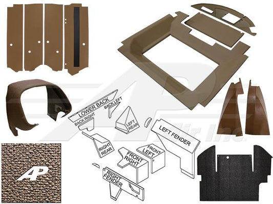 Complete Interior Cab Kit - Multi Brown/Sailcloth Tan - INT5060
