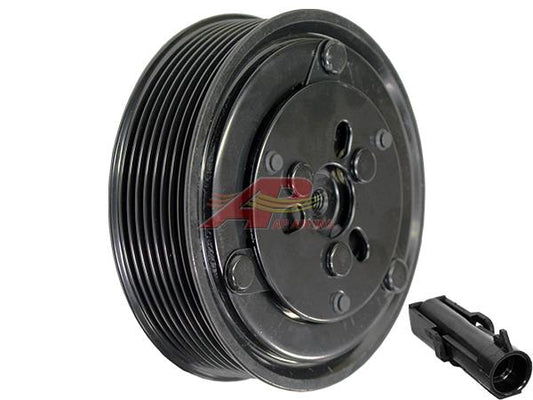 HD Denso Clutch - 124.5mm, 8 Grooves, 12V - 600-3025HD