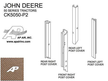 Qwik Fit Cab Post Kit - Brindle Brown - CK5050-P2