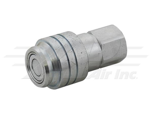 Female Flat Face 1/2" Hydraulic Coupler - 68-1120