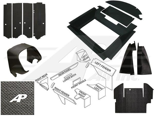 Early Series Complete Interior Cab Kit - Black - INT5040