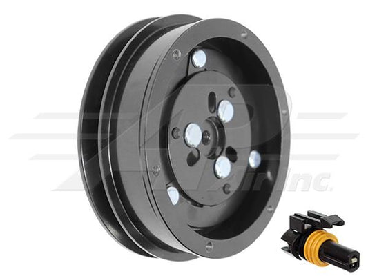 Denso Clutch - 146mm, 1 Groove, 12V - 600-3007