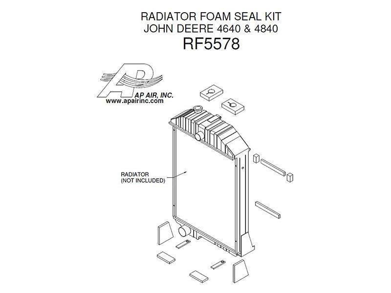 Radiator Foam Seal Kit - RF5578