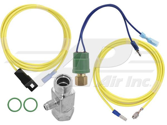 Low Pressure Switch Kit - Roof Mount with Switch, Charge Port Adapter and Wiring Harness - 530-4051