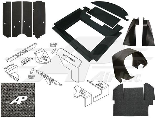Late Series Complete Interior Cab Kit - Black - INT5031