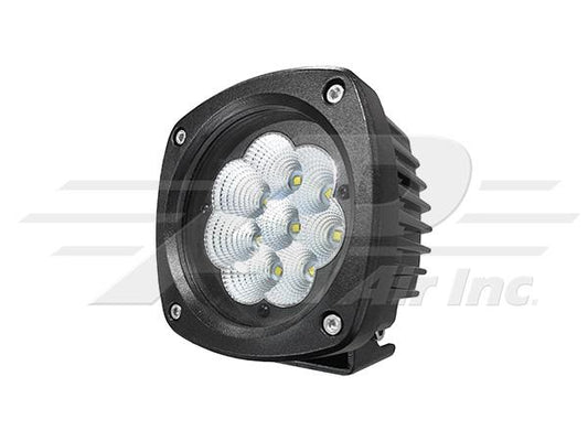 LED Flood Beam Light - 4.5" Semi-Round, 35W - 3-3456