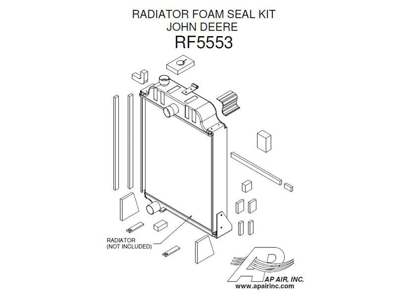 Radiator Foam Seal Kit - RF5553
