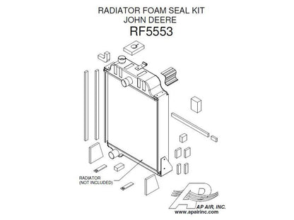 Radiator Foam Seal Kit - RF5553