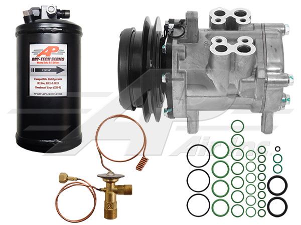 Ag A/C Kit - Sanden Style Compressor LATE serial number