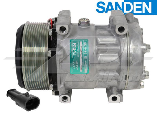 Original Sanden SD7H15, 4.68" 10 Groove Serpentine Clutch