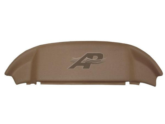 Front Vinyl Headliner, Without Visor Indent - Sailcloth Tan LATE serial number