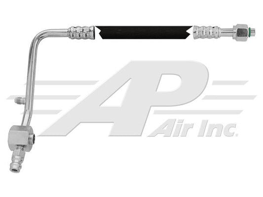 1 Piece All Rubber #8 Hi Side Compressor to Condenser Hose