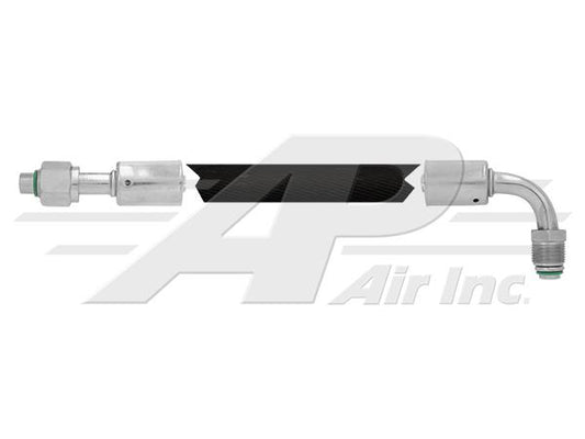 1 Piece All Rubber Hi Side #6 Condenser to Receiver Drier Hose