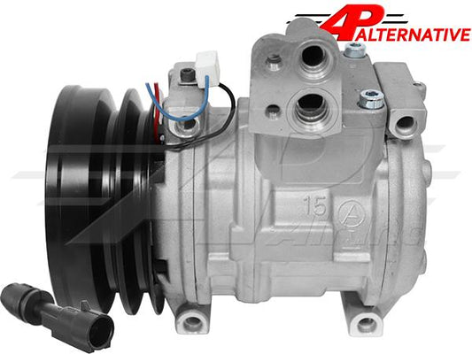 Alternative Denso Compressor 10PA15C - 135mm, 2 Groove Clutch, 12V