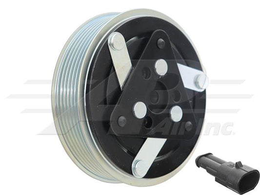 4.50" Clutch with 12V Coil, 6 Groove SD7H15, Keyed Shaft