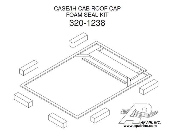 Cab Roof Cap Sealing Kit