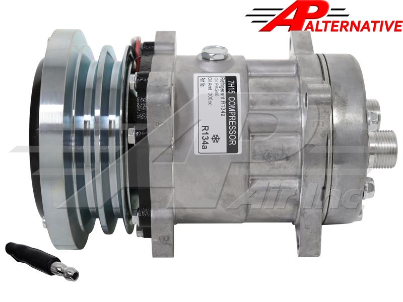 Alternative Compressor SD7H15 - 132mm, 2 Groove Clutch 12V LATE serial number