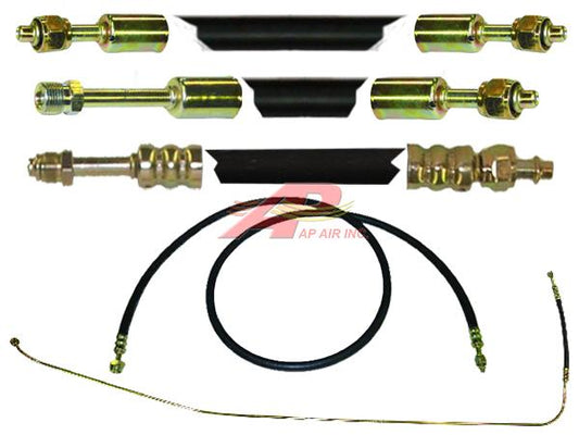 Hose Kit - ORing - With Rubber Suction Hose - Without Service Valves