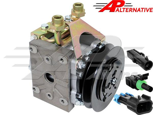 1 Groove - 6-1/4", York to Aftermarket Sanden Conversion Kit, LH Suction