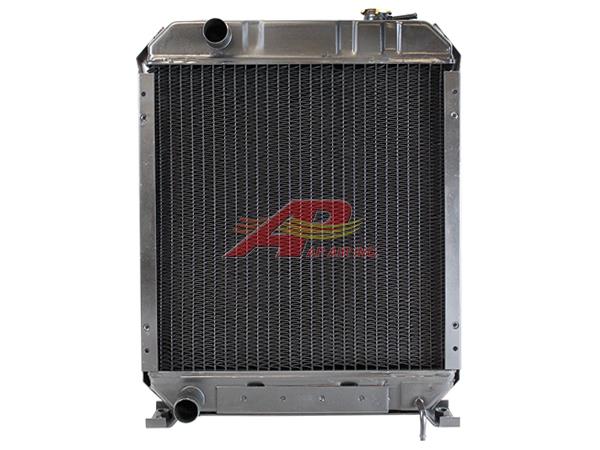 4 Row High Efficiency Radiator - Has Bracket to Accept Shield Screen, With Remote Drain