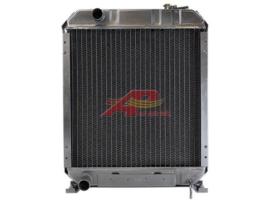 4 Row High Efficiency Radiator - Has Bracket to Accept Shield Screen, With Remote Drain