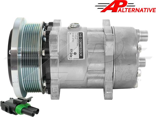 Alternative Compressor SD7H15 - 133mm, 8 Groove Clutch 12V