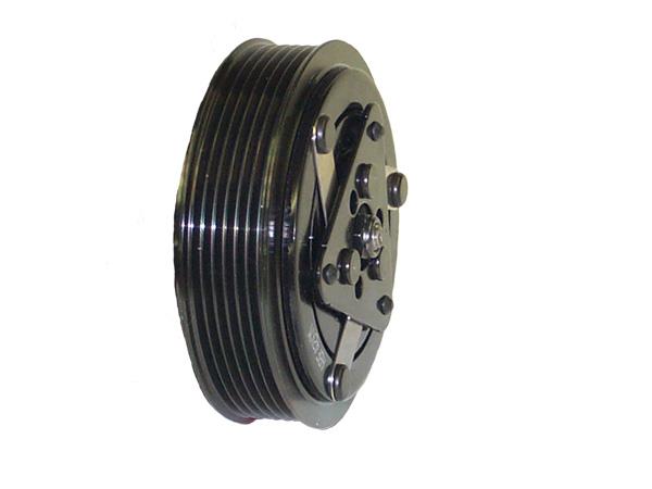 Sanden Clutch - 119mm, 6 Groove, 12V LATE serial number
